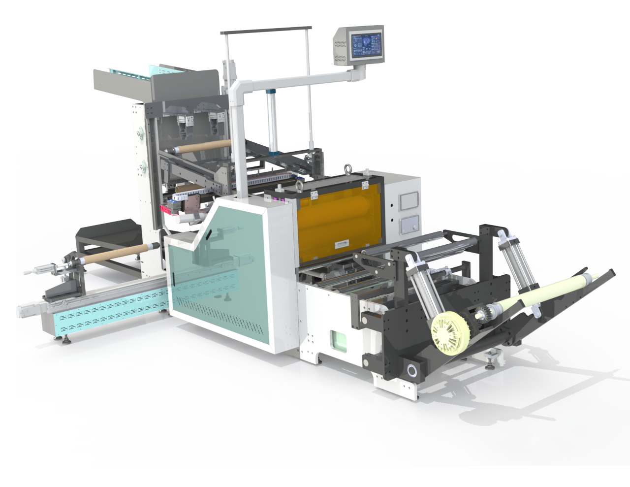 Полностью автоматическая машина для высечки сотовой бумаги