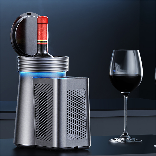 Baikang Red Wine Chiller BK-JC01, Fast Cooling, Precise Temperature Control, Freezes Red Wine, Beverages, Mineral Water, Energy Saving, Quiet, Compact, Convenient